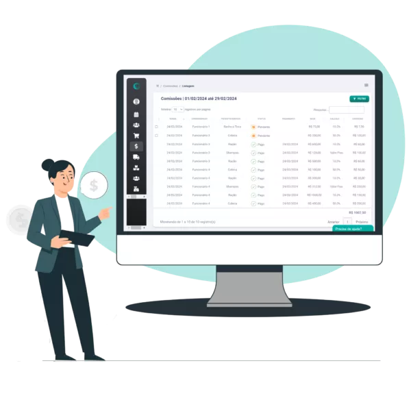 Cálculo de Comissões